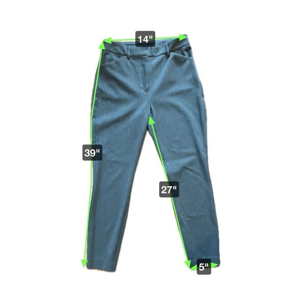 Express Editor High Waisted Skinny Grey Pants Women’s Size 4 - Picture 6 of 6